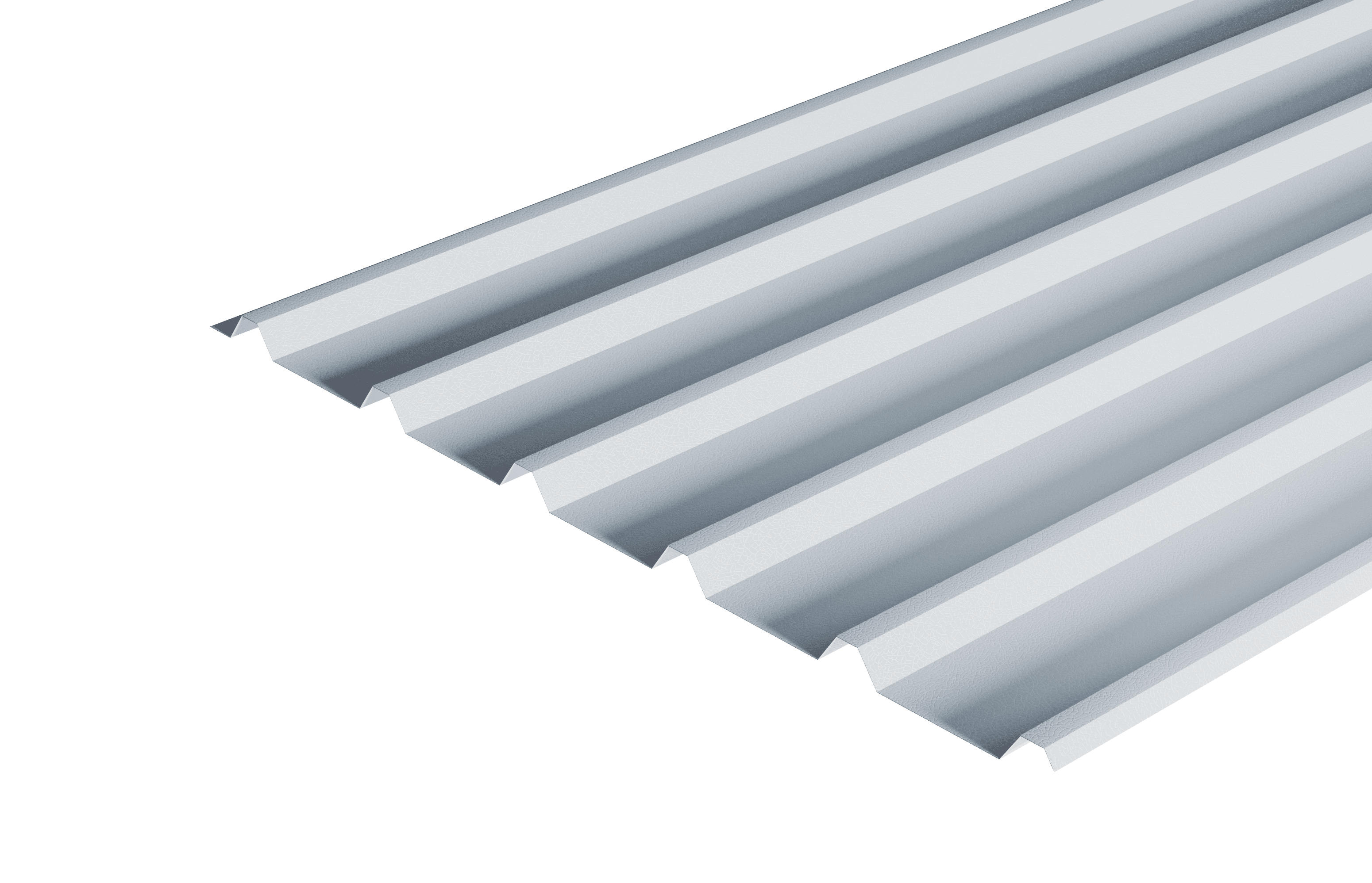 32/1000 Box Profile Plastisol Coated Roof Sheet in Albatross